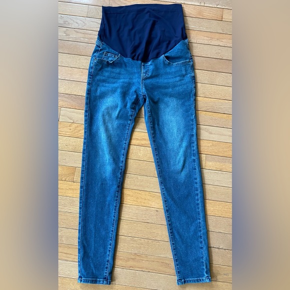 PACBREEZE Women's Maternity Jeans Over Belly Skinny Stretchy jeans - Picture 4 of 16